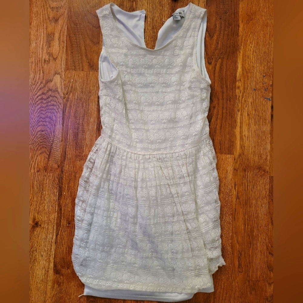 White Lacy Sundress